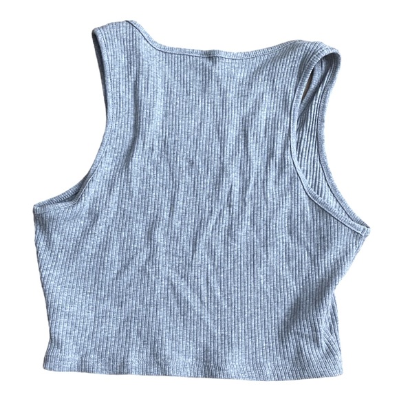 SHEIN GREY ANGEL CROPPED TANK TOP SIZE SMALL - Picture 2 of 4